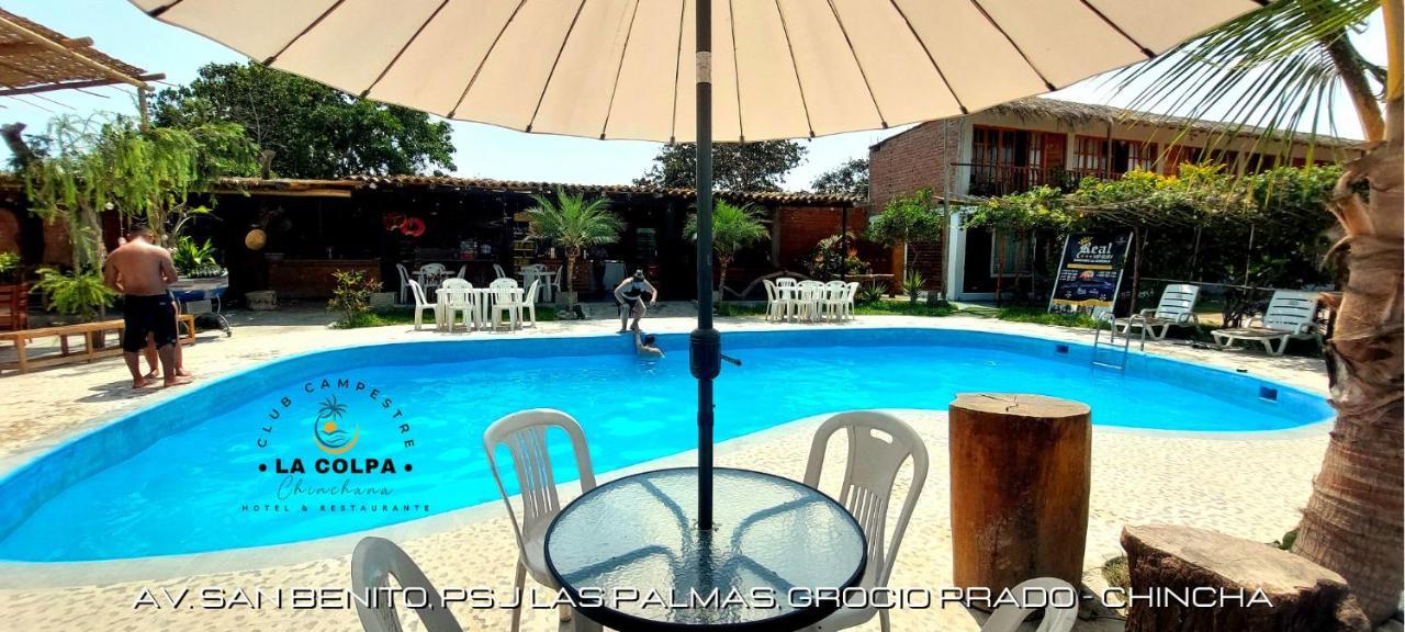 La Colpa Hotel Chincha Baja Exterior foto